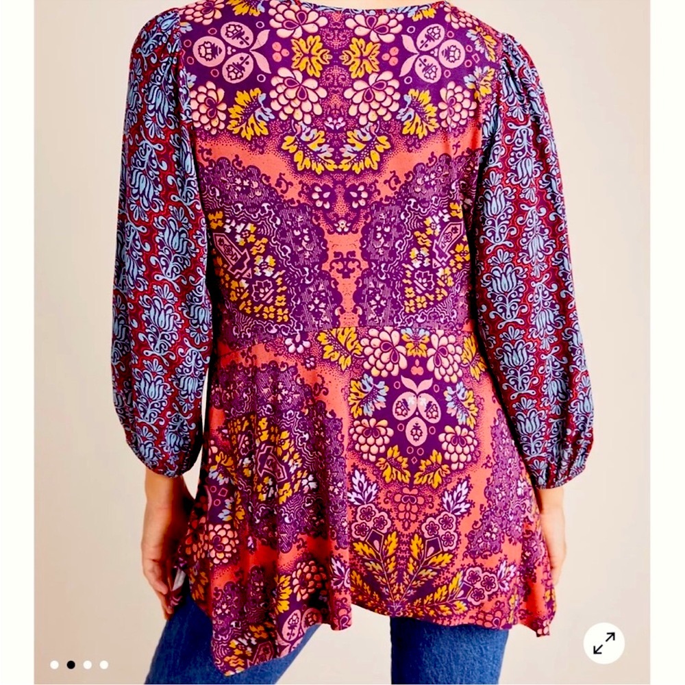 Anthropologie Maeve Mariela Tunic size medium - Picture 3 of 7